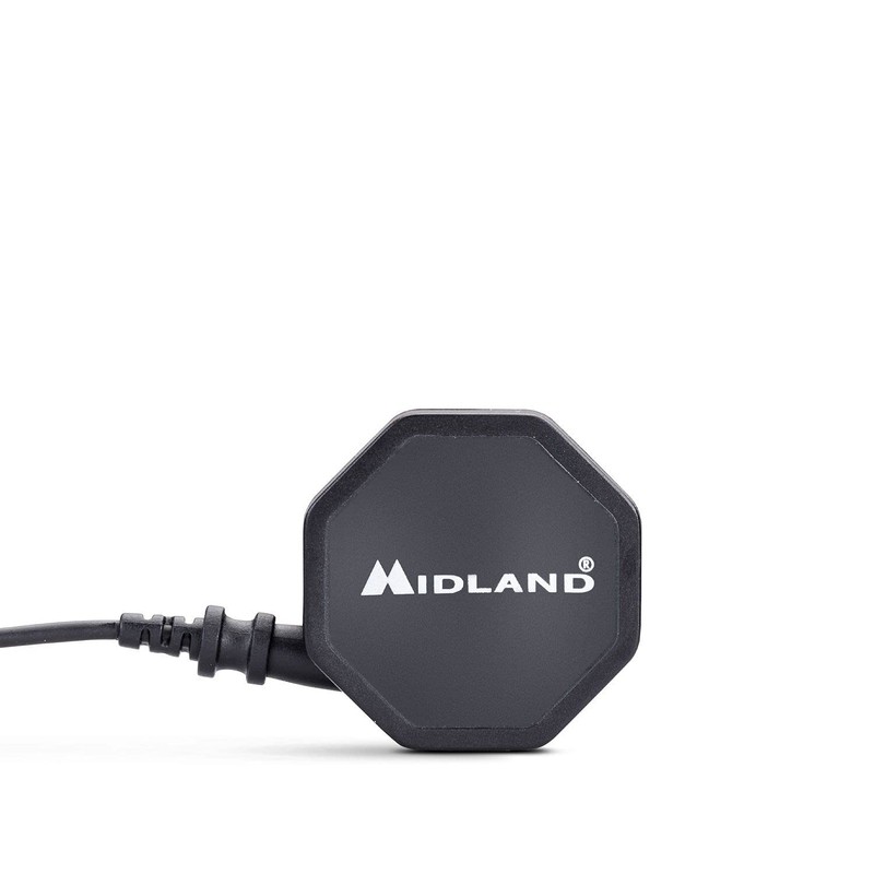 Midland PTT Dual, Bluetooth Car Adapter, Handsfree Car Kit, Push
