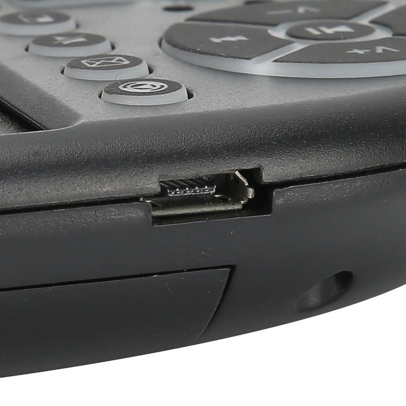 Mini Wireless Keyboard Backlit Black 2.4G RF 10-Meter Working Distance