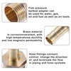 A ABSOPRO Hose Nozzle Brass Hose Connector 1/2 Inch Male
