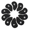 Easy to Read Golf Iron Covers Set of 10 3-9