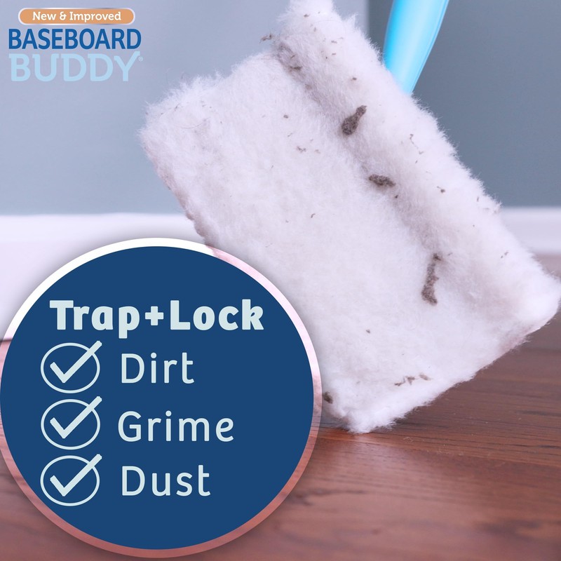 Baseboard Buddy | Lightweight Home Cleaning Essential, Perfect for Baseboards,