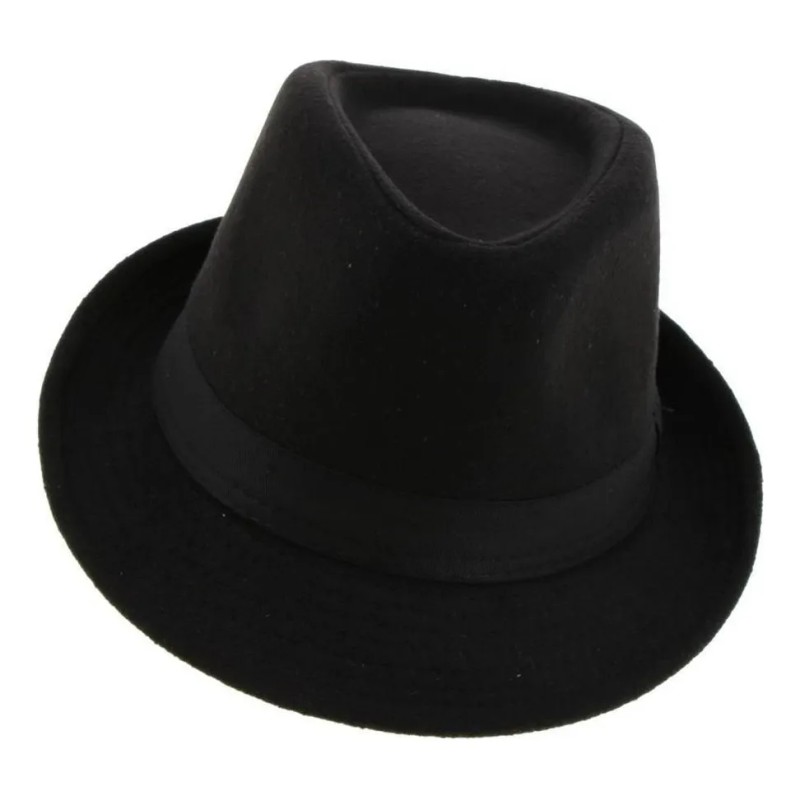 Sombrero. Sombrero Fedora De Fieltro De Lana.