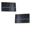 MULL USA 3D Metal Flag x2 emblem Forward and Reverse