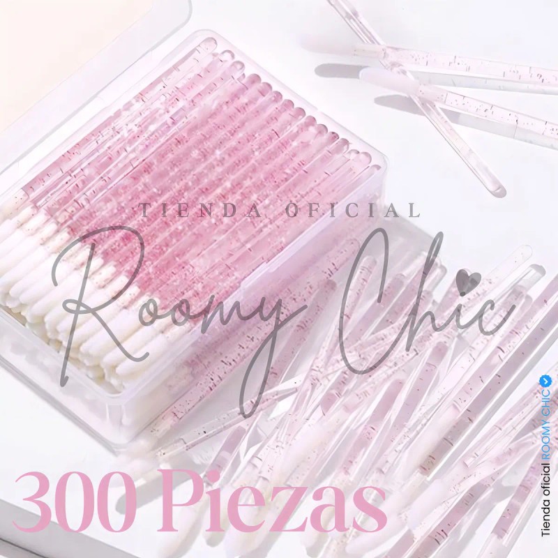 300pzs Lip Brush Desechable Para Pestañas Microblading Labio