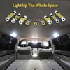 BMTxms 10x LED Interior Lights Map Dome License Bulbs White
