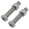 yukata 304 Stainless Steel M12*60 Cylindrical Hollow Outer Hexagonal Screws