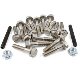 Oil Pan Bolt kit - Compatible with Honda - Compatible with Acura K Series K20 K24 - For Aluminum Pan | K-MOTOR