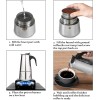 elabo Stovetop Espresso Machine and Moka Pot for Gas or