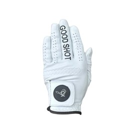 Premium Golf Gloves-100% AAA Cabretta Leather Golf Gloves For Men And Women- Left And Right Handed Golfers- The Perfect Golf Accessory Gift:_Good shot_Worn On Right Hand_Medium