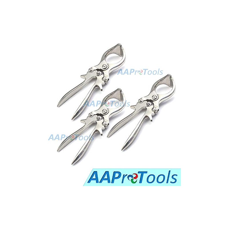 AAProTools Castrator Burdizzo 9" Castration Veterinary Instruments Set of 3