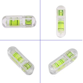 5pcs Multifunctional Mini Bubble Level Mini T-Type Bubble Spirit Level Acrylic Measuring Level Adjustment