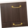 SHINEOFI 3pcs Elegant Cabinet Door Handle Durable Pull Handles for