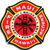 American Vinyl 3 inch Maltese Shaped Maui Fire Rescue Sticker