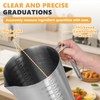 Consfly 160 OZ Stainless Steel Measuring Cup with Lid and