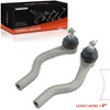 A-Premium 2 x Front Outer Tie Rod Ends, Compatible with