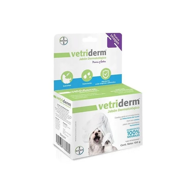 Vetriderm Bayer Jabón Dermatológico
