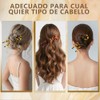4PCS Horquillas Francesas, horquillas para cabello, Pinzas para Cabello (B)
