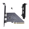 PCIe 4.0 X8 to Oculink Card, 128 GTs High Speed