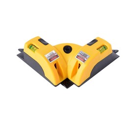 Right Angle Laser Spirit Level, 90 Degree Laser Spirit Level, Self-Levelling Laser Spirit Level, Vertical Cross Bar Tool for Construction Work, Pictures, Hanging, Tiling, Yellow