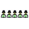 5PCS G1/2 Male Thread Rotating Sprinkler Nozzle Spray Head Misting