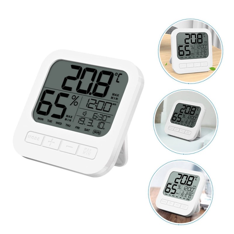 SUPVOX Digital Hygrometer Indoor Thermometer Lcd Display High Accuracy Humidity