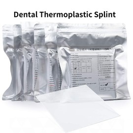 Férula dura dental de 1,5 mm, materiales termoformados para máquina formadora al vacío de 15 x 12 cm, 15 hojas