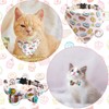 HACRAHO Bow Tie Cat Collar Bandana, 2pcs Adjustable Cat Collar