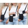 Tapp Collections Unisex Mini Crossbody Belt Bag with Adjustable Strap