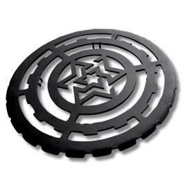 Mini Trivet, Iron, For Camping, Outdoors, Iwatani CB-JCB, ST-310, ST-340, ST-330, Burner, Gas Stove, Small Pots, Won't Rattle Black