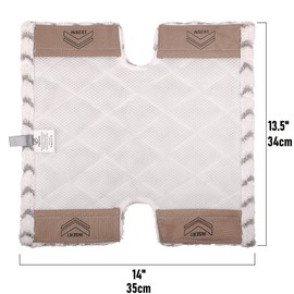 2 Pack of Steam Mop Pad for Shark Genius Lift-Away Pro S5003D S5002Q S5003A S6001W S6001WM S6002 S6002C S6003D S6003 S3973 S3973D S3973WM, Washable Reusable Replacement Mop Head by F Flammi