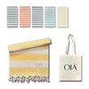 OIÁ Yellow hammam towel, beach towel, XXL beach towel, sand-free,