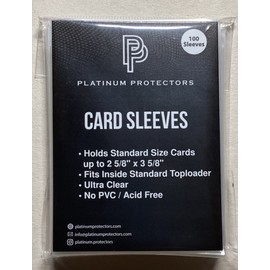 Platinum Protectors Penny Sleeves for Standard Trading Cards Ulta Clear