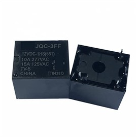 KMZSHPJNY 10Pcs Relay Hf3ff JQC-3FF-5VDC-1HS JQC-3FF-12VDC-1HS JQC-3FF-24VDC-1HS JQC-3FF 12VDC-1HS JQC 3FF 12VDC 1ZS 5pin (Size : JQC-3FF-24VDC-1HS)