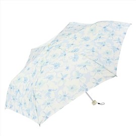 Nifty Colors 1712BL Folding Umbrella, Pale Flower Mini 55