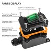 QTEATAK Inline Cord Switch DPST 4Pins AC/DC 20A-125V,16A-250V,30A-24V,35A-12V, IP66 Waterproof