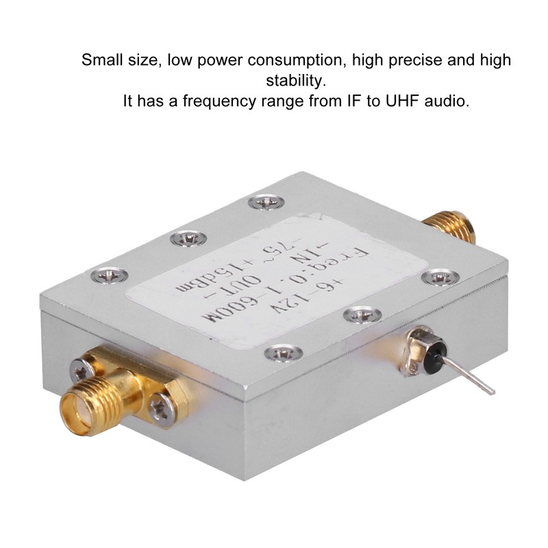 0.1600M 75~+15dBm Power Meter AD8307 Logarithmic Testing Detector Module Relay