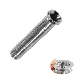 NIYATA Hollow Screw Sink, Kitchen Sink Basket Screw, M12 x 70 mm Extended Bolt Screw, Brass Hollow Screw for Marble Artificial Quartz Stone Sink Strainer Plug, Kitchen