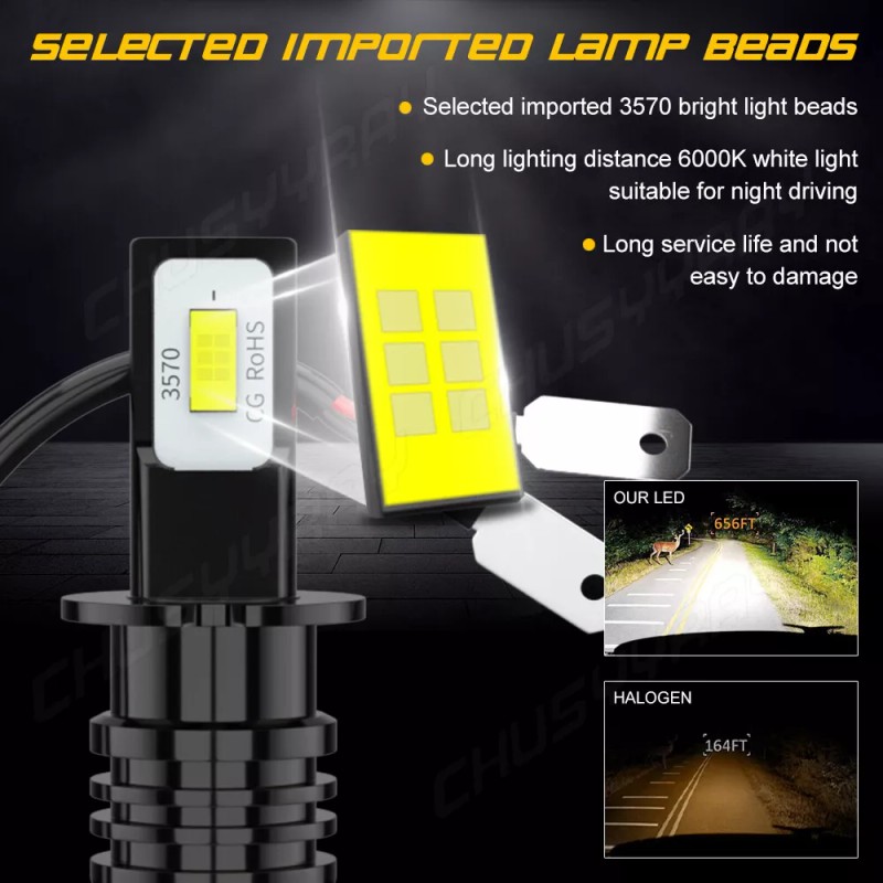 CHUSYYRAY For Lexus IS300 2003-2005 6pcs HID/LED Headlight High Low+Fog