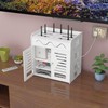 Cabilock Router Storage Box Basket for Hiding Router, Box Wifi
