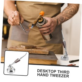 SHINEOFI Third Hand Soldering Tool with Ergonomic Design Precision Tweezers for Jewelry Making and Repair Static Durable Lightweight and Portable Versatile Use Crafts and Electronics