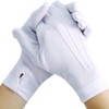 litulituhallo 10 Twin White Gloves, Dress Gloves, Wedding Gloves, Security