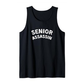 Senior Assassin - Funny School Water Fight Tank Top