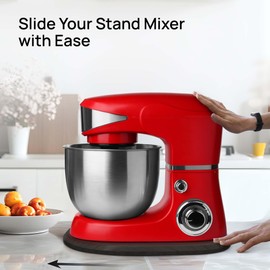 Ibyx Elegant Sliding Tray - Compatible with 5.5 Qt KitchenAid Stand Mixers and Other Heavy Appliances (Black)