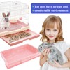 upcessory 50 pcs Disposable Cage Liners, Clear Plastic Rabbit Cage