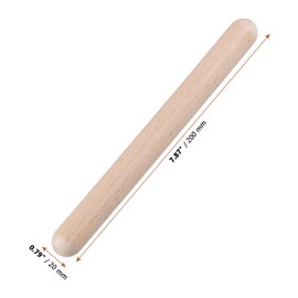CHUENHEI Set of 20 Tonewoods 20 x 2 cm, Wooden Tonewood Instrument Rhythm Sticks Set, Rhythm Sticks for Beginners, Professionals and Group Performances