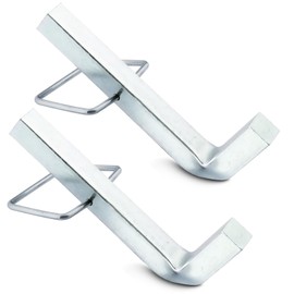 Snap L-Pins for Weight Distribution Hitches, Snap L Pin for Equalizer Hitch, with Integrated Snap Clips, Minimize Weight Distribution Hitch Noise - 4 1/4” x 1 3/4”Zinc Coated Heavy Duty Steel (2-Pack)