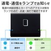 Elecom MR-ICA001BK IC Card Reader, Contactless, PC, Windows Mac, Compatible