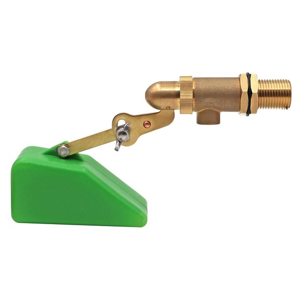 MACGOAL 1/2 Inch Brass Valve with Plastic Float Water Float