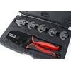 TGR Interchangeable Ratcheting Terminal Crimper Set - 7 Die Sets