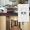 Enerlites MWOS-W Motion Sensor Switch, Ultrasonic and PIR Dual Technology,